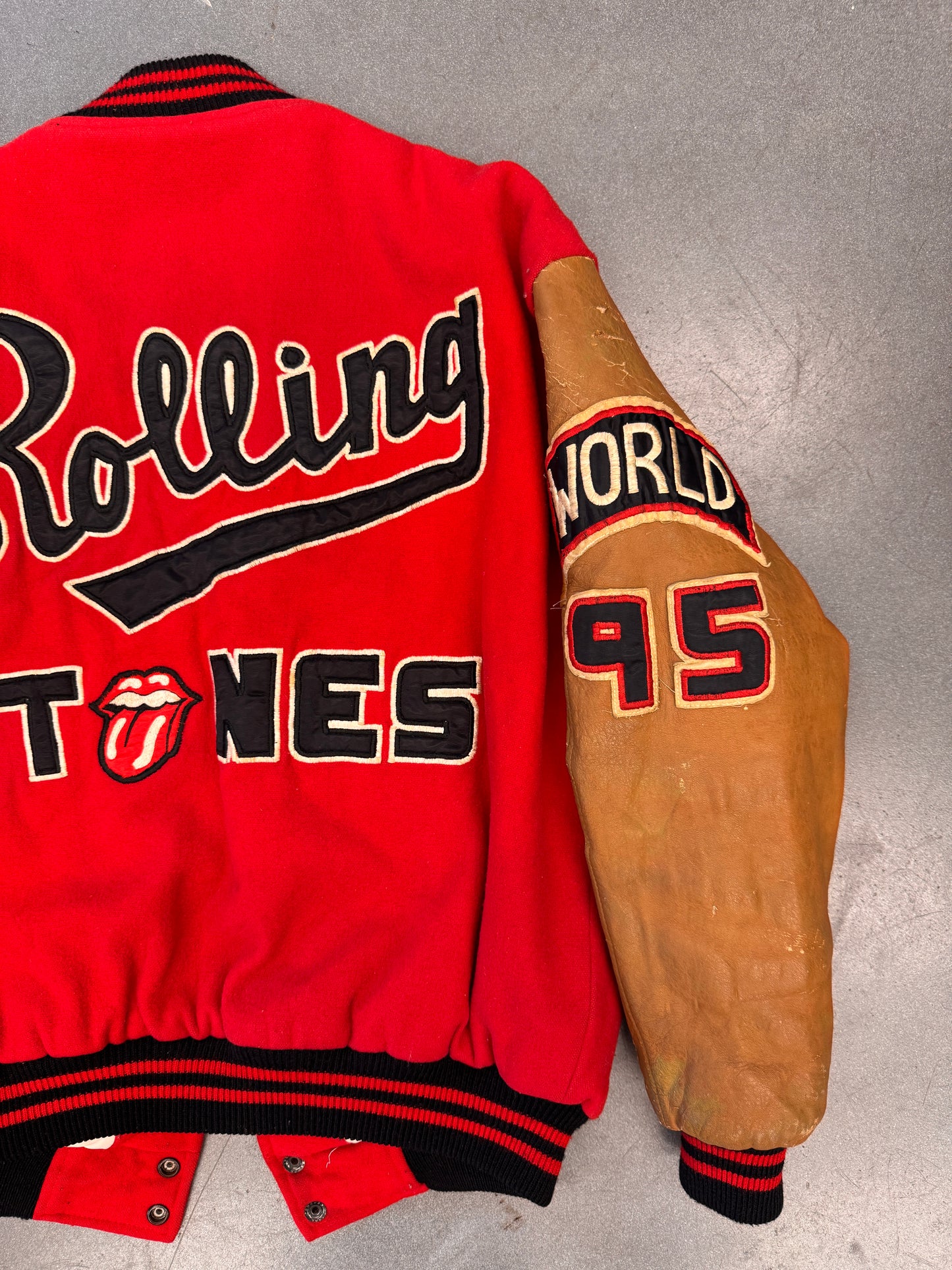 1995 ROLLING STONES STAFF VARSITY JACKET