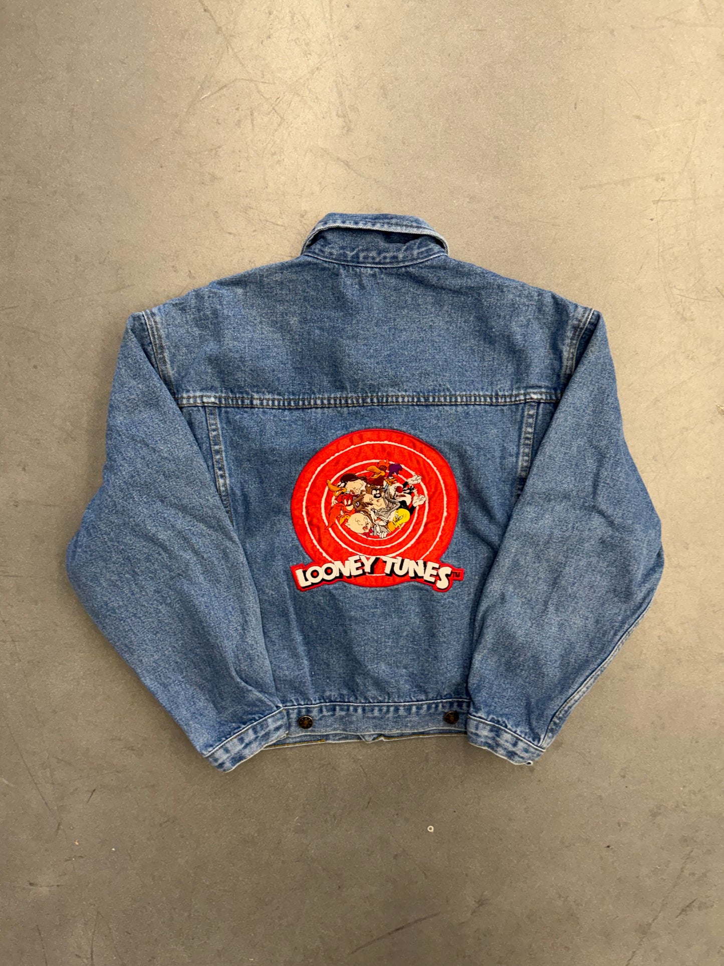 1993 LOONEY TUNES BUTTON-UP DENIM JACKET