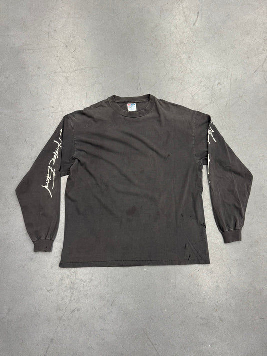 90S I MOTHER EARTH LS BAND TEE (HANES BEEFY TAG)