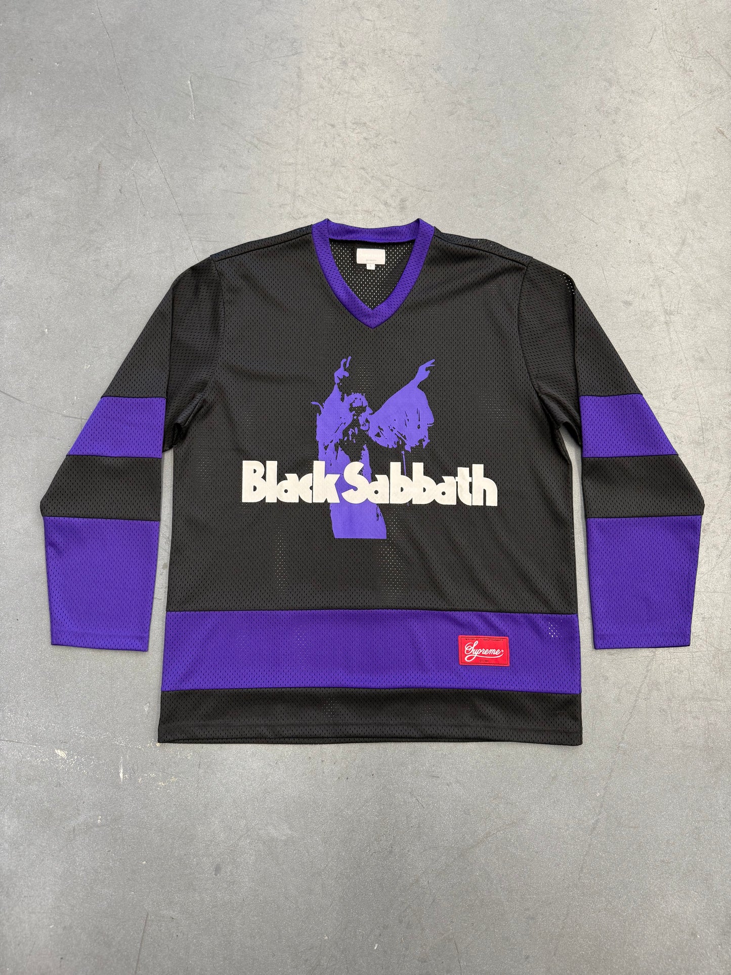 SS16 SUPREME X BLACK SABBATH HOCKEY JERSEY