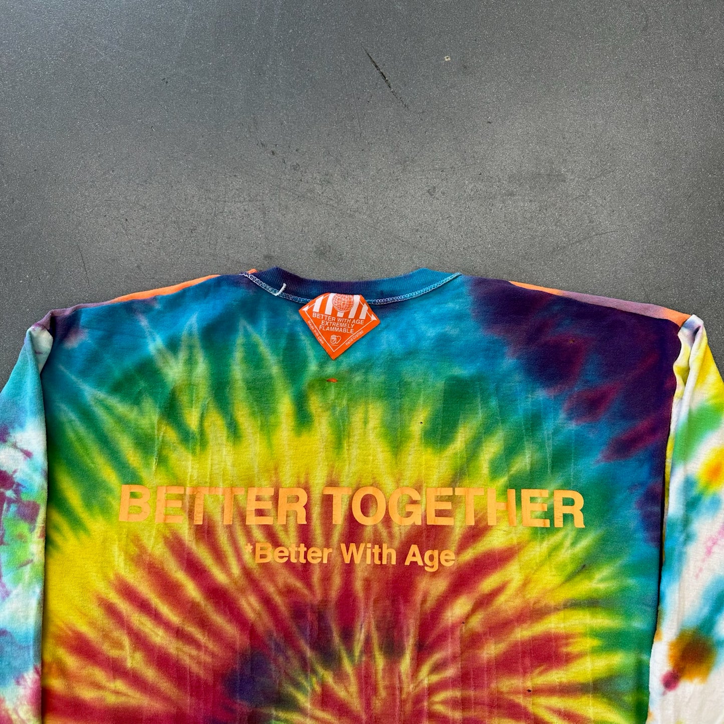 BETTER WITH AGE TIE DYE LONGSLEEVE REVERSABLE