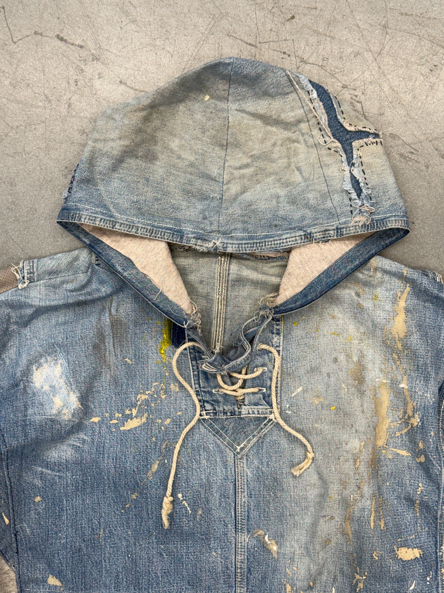 GREG LAUREN 1/1 VINTAGE BIG MAC DENIM PARKA