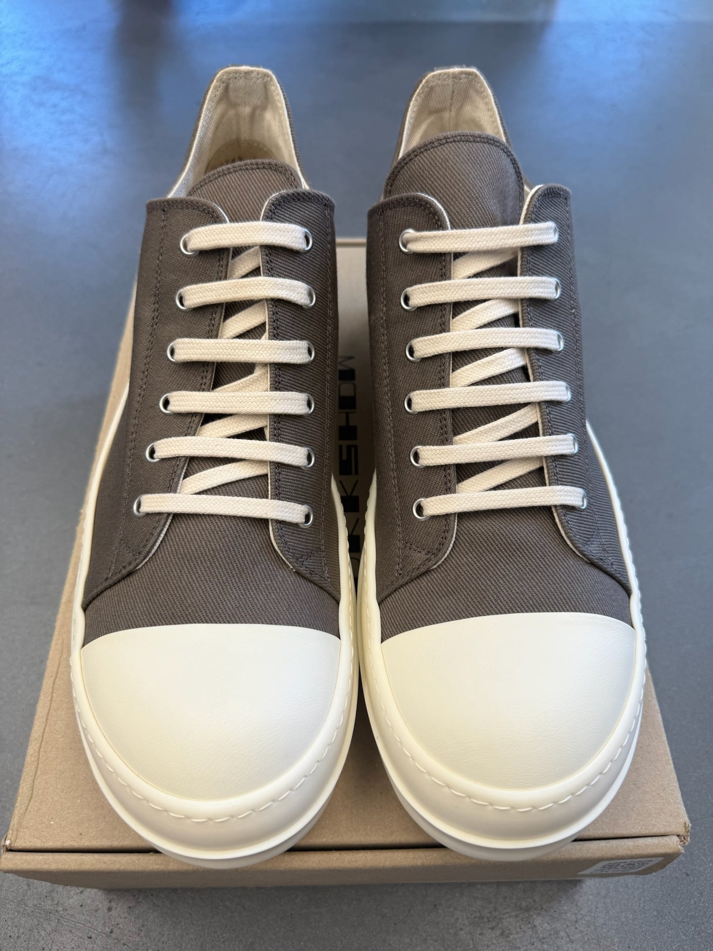 RICK OWENS DRKSHDW RAMONE SNEAKERS LOW DUST