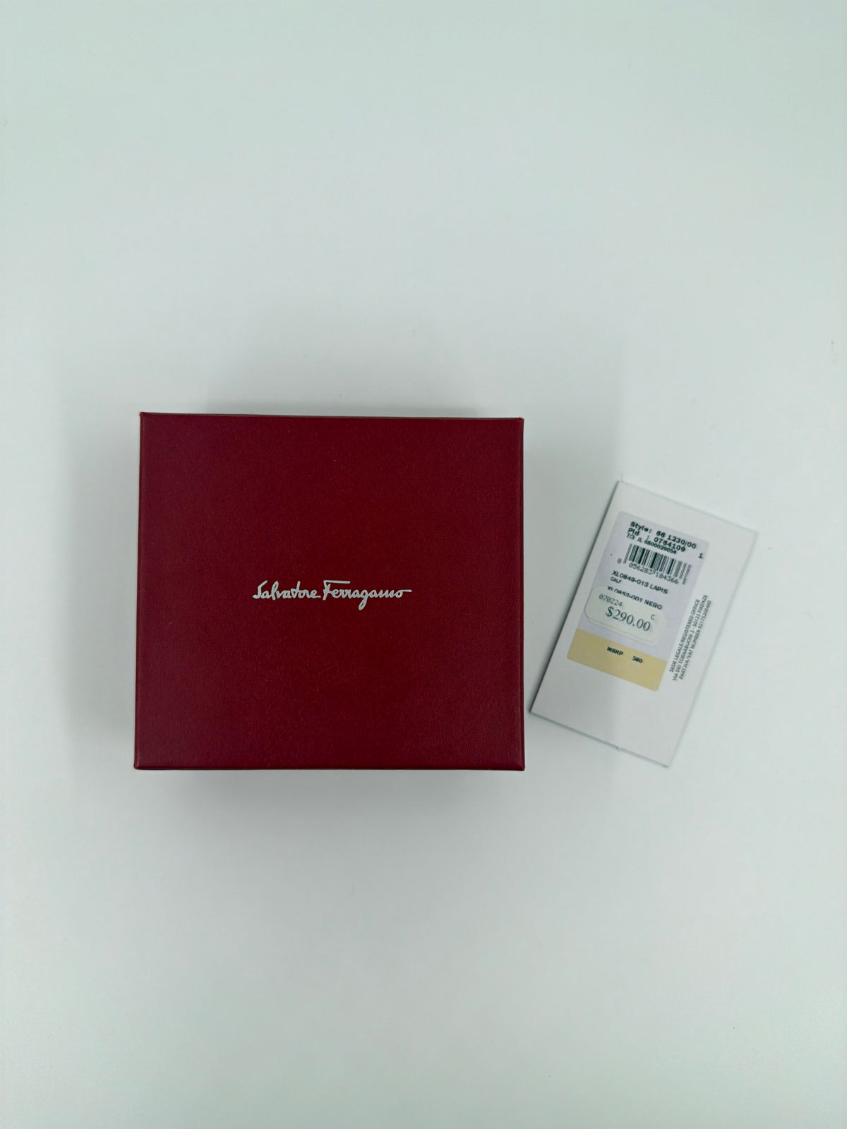 SALVATORE FERRAGAMO MAORI OMBRE LEATHER BIFOLD WALLET