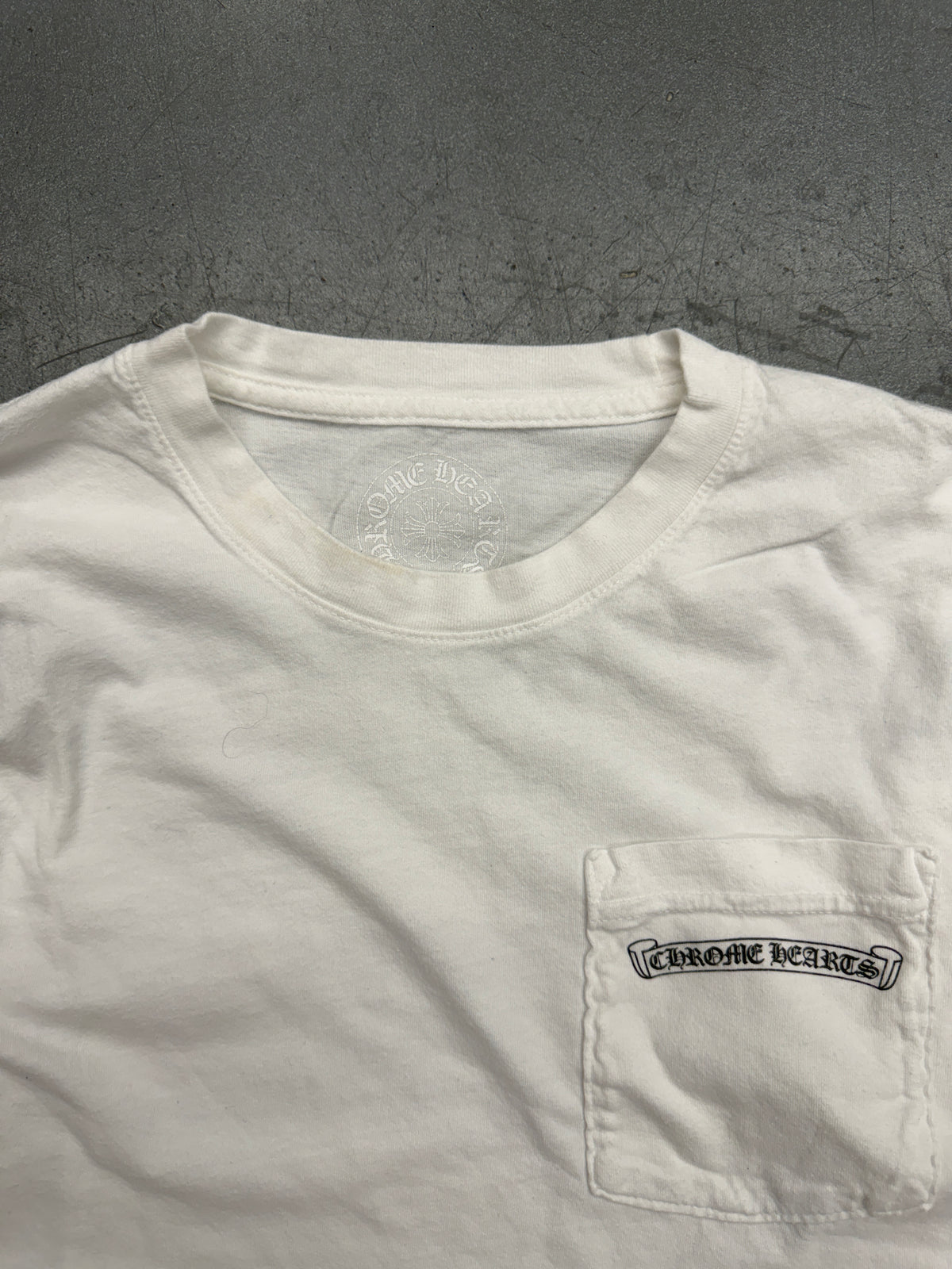 CHROME HEARTS FUCK YOU LONG SLEEVE POCKET TEE