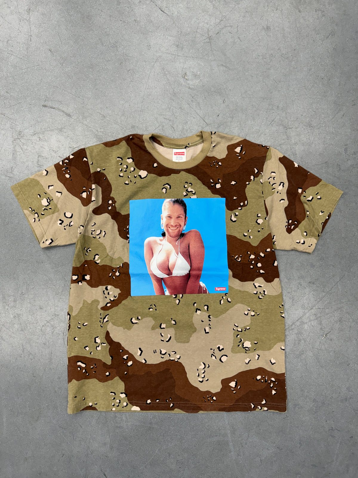 SS25 SUPREME APHEX TWIN WINDOWLICKER TEE - CAMO