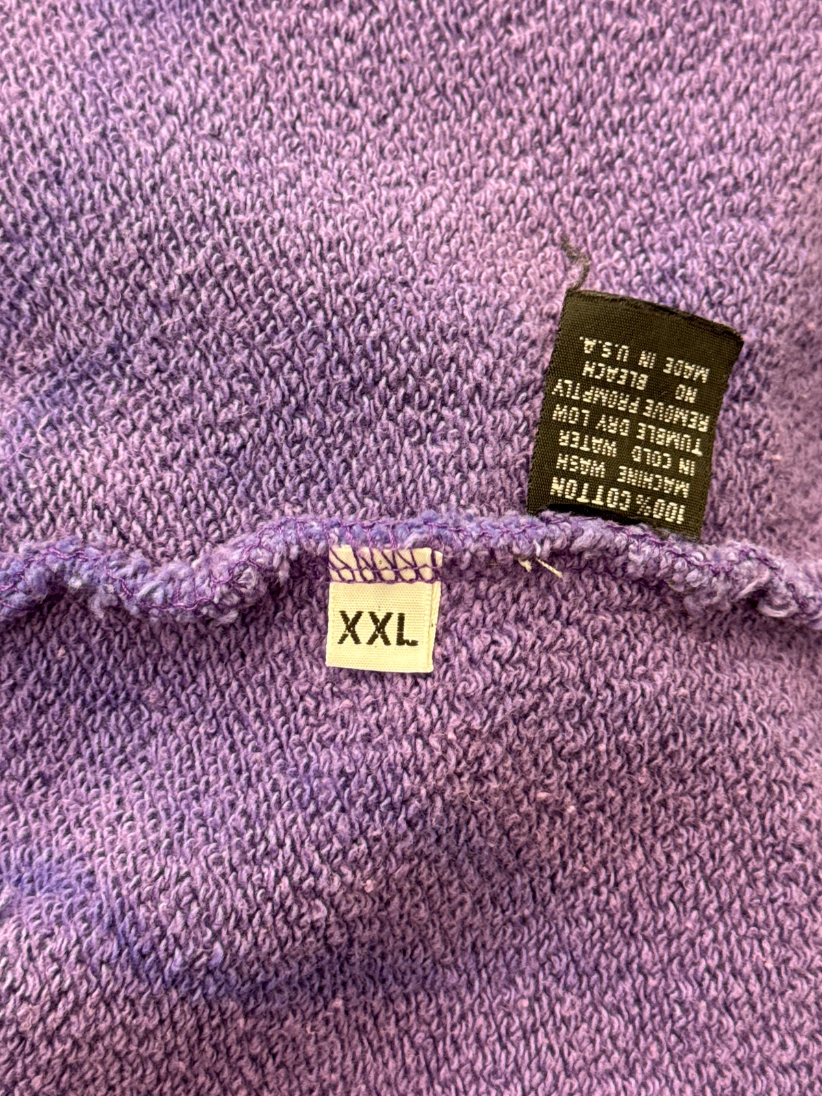 ALCHEMIST CORSICAN BLUE & PURPLE WASHED AFTER HOOD SWEATSHIRT