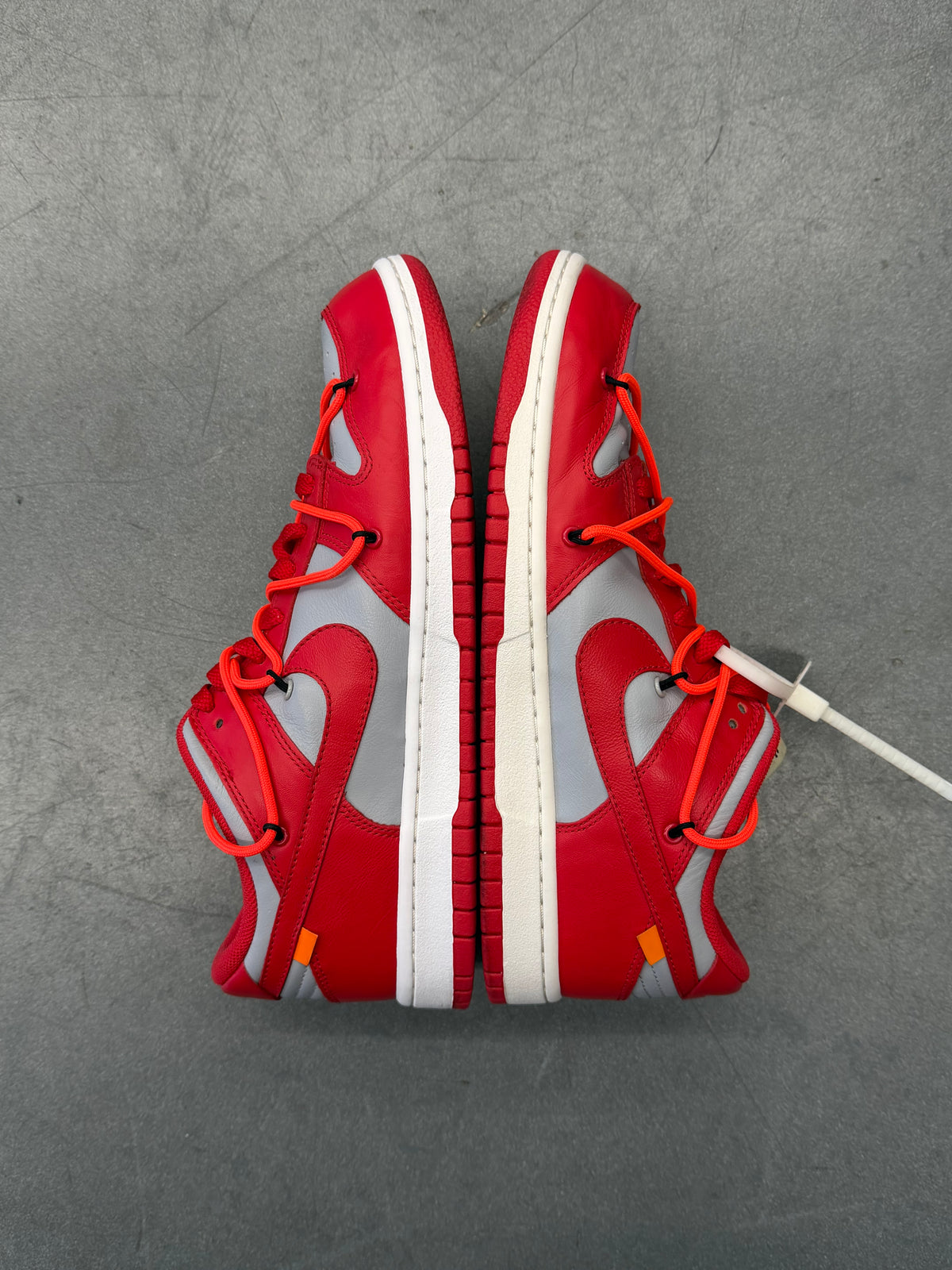2019 NIKE DUNK LOW OFF-WHITE UNIVERSITY RED