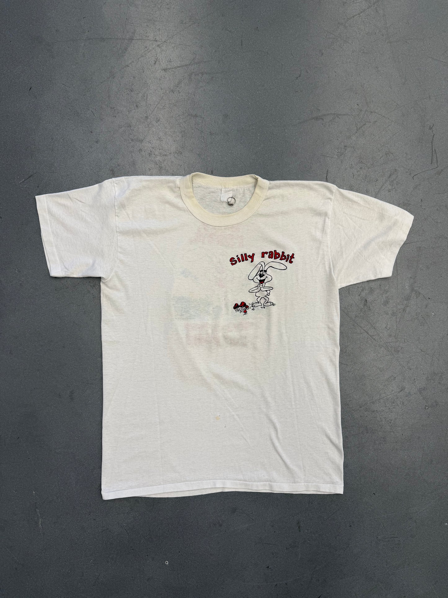 90'S SILLY RABBIT TRIPS ARE FOR KIDS! MUSHROOM MULLET TEE (FADED TAG)
