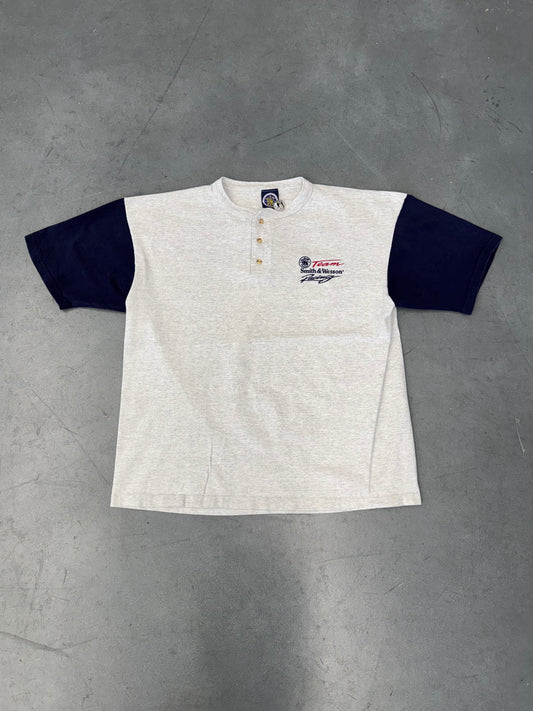 90S TEAM SMITH & WESSON RACING BUTTON-UP TEE