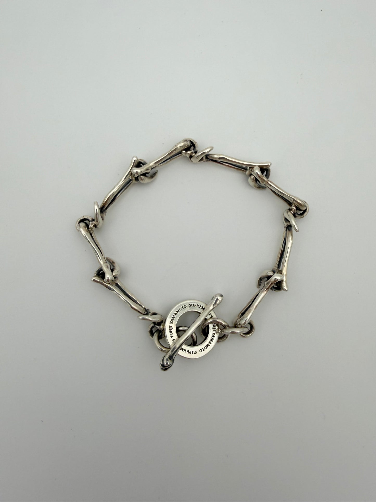 FW25 SUPREME X Y'S BY YOHJI YAMAMOTO THE GREAT FROG SILVER BRACELET