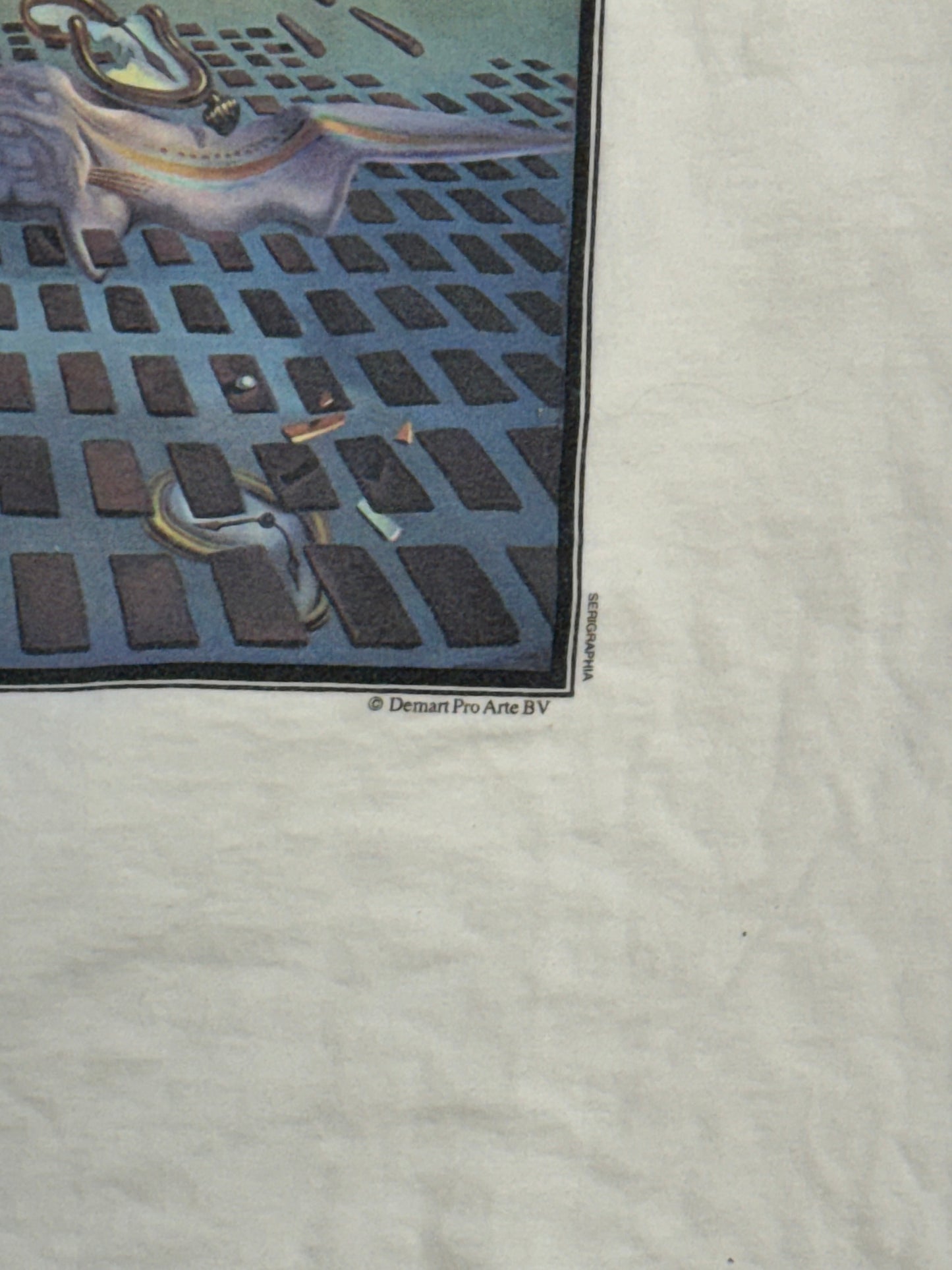 90S SALVADOR DALI 'THE DISINTEGRATION OF THE PERSISTENCE OF MEMORY' TEE (JERZEES TAG)