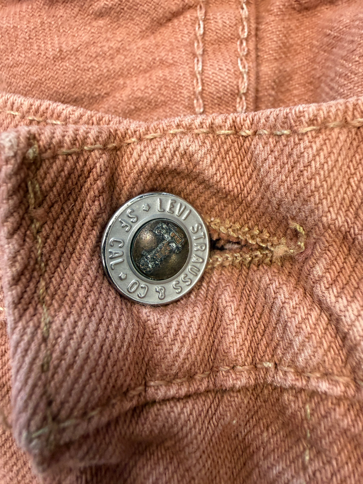 90S LEVI'S SILVERTAB BAGGY JEANS - ORANGE WASH (34X30)