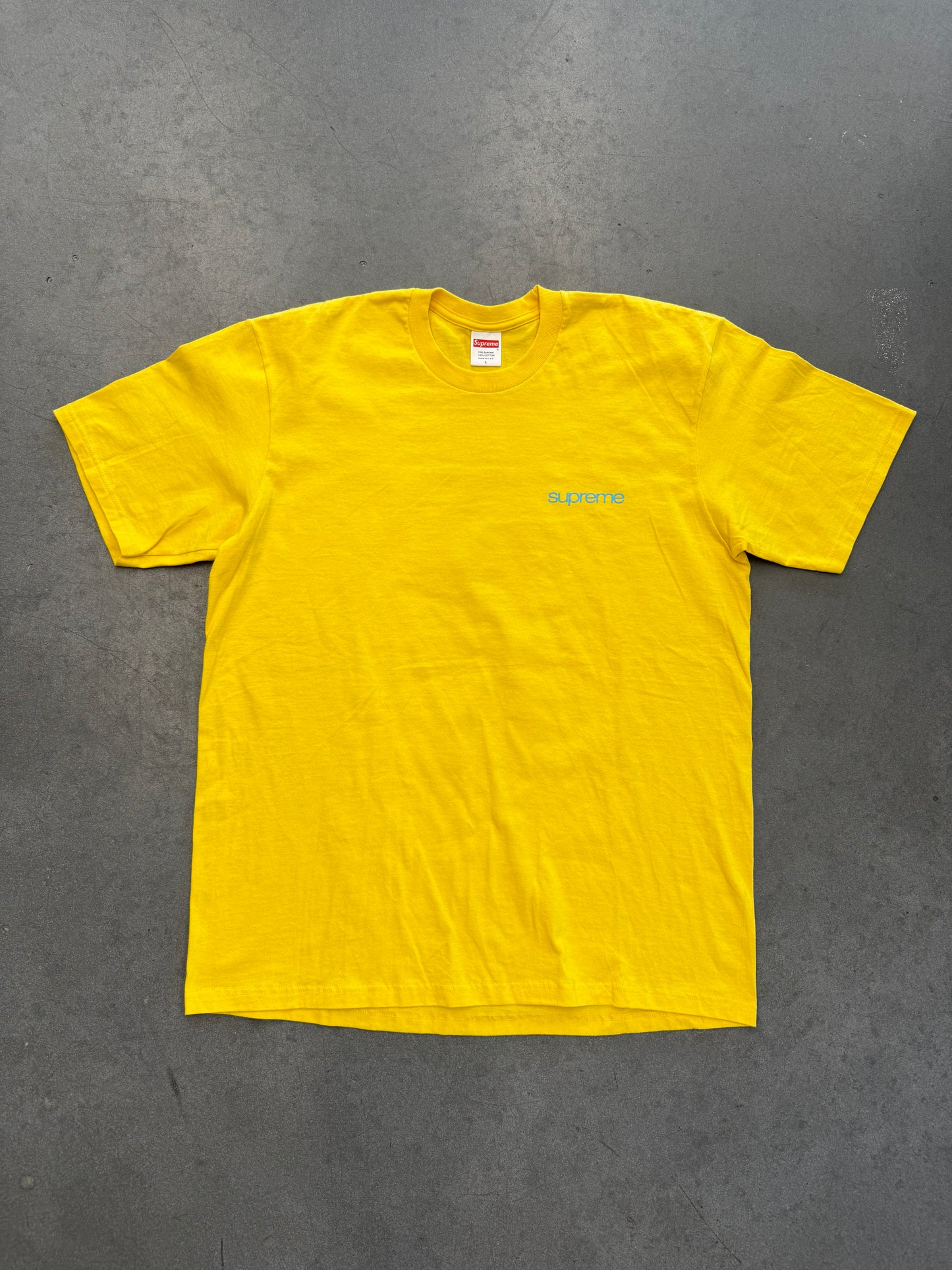 FW23 SUPREME NEW YORK CITY TEE - YELLOW