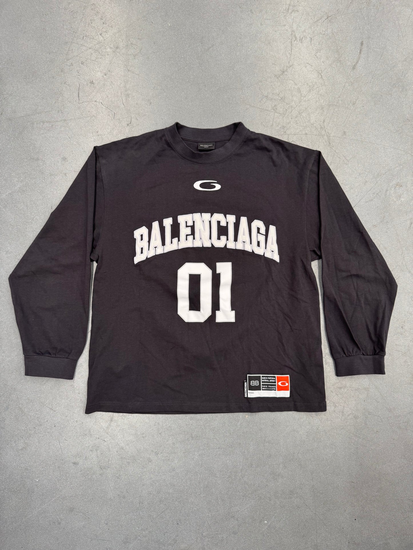 SS25 BALENCIAGA BASKETBALL SERIES 01 LONG SLEEVE TEE