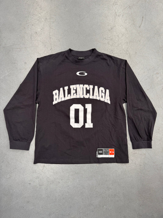 SS25 BALENCIAGA BASKETBALL SERIES 01 LONG SLEEVE TEE