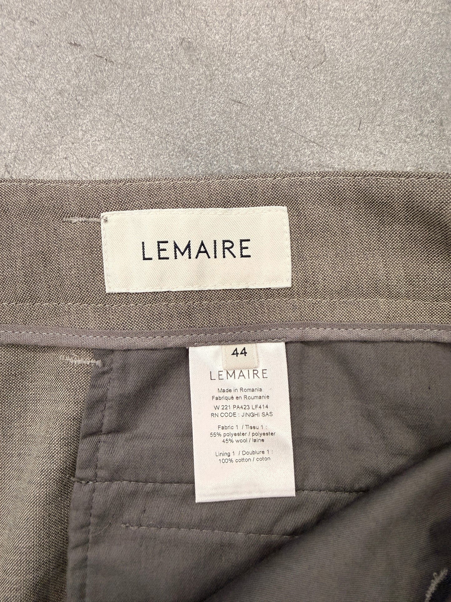 LEMAIRE WOOL-BLEND CASUAL TROUSERS
