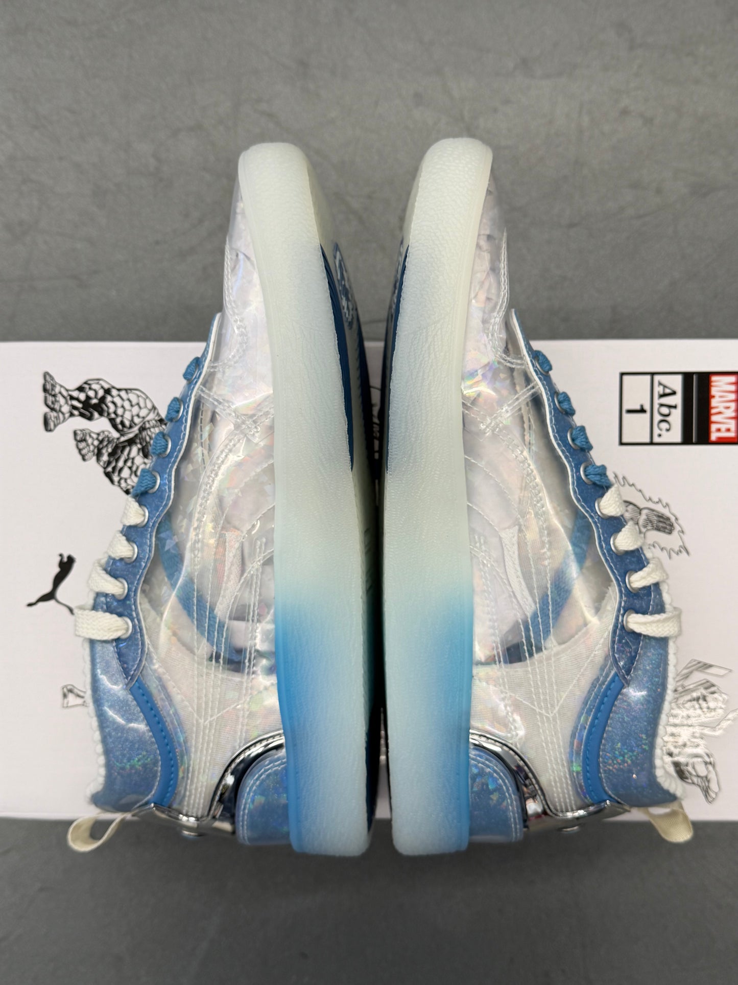 2025 SIZE 10 PUMA FANTASTIC FOUR ABC. INVISIBLE WOMAN (NEW IN BOX)