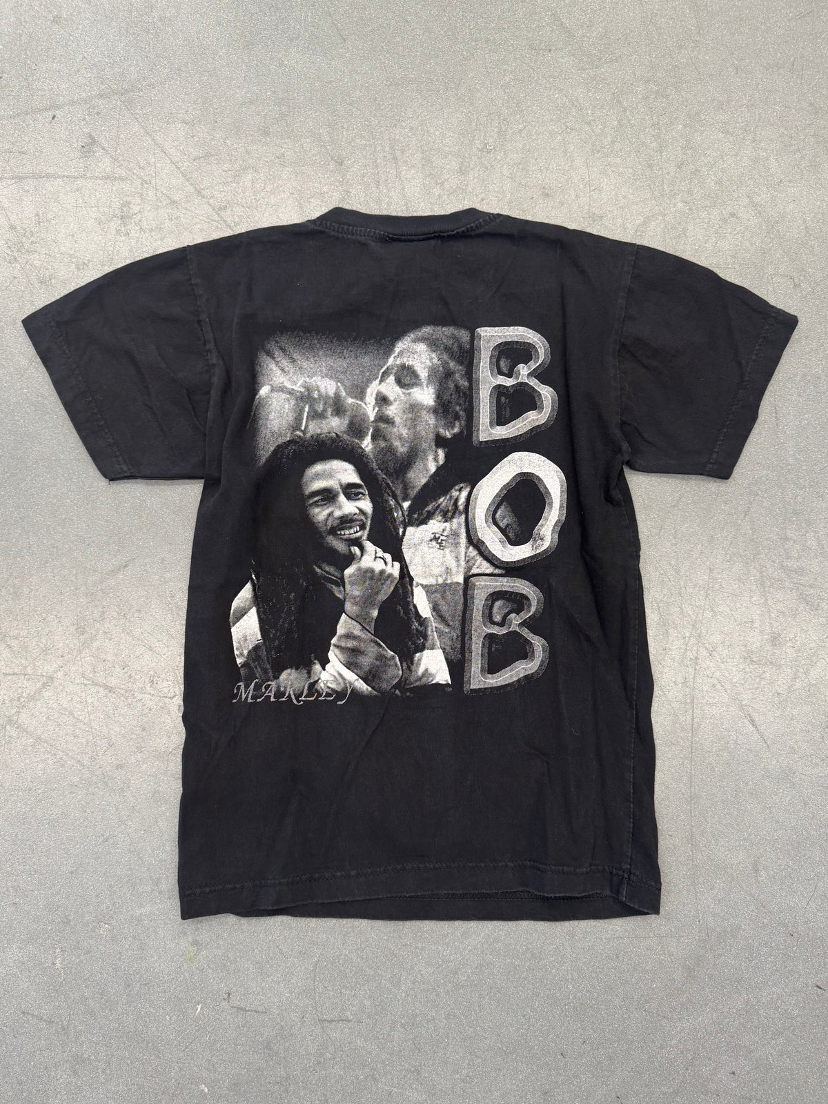 00'S BOB MARLEY DOUBLE-SIDED RAP STYLE YOUTH TEE (JUNIOR TAG)