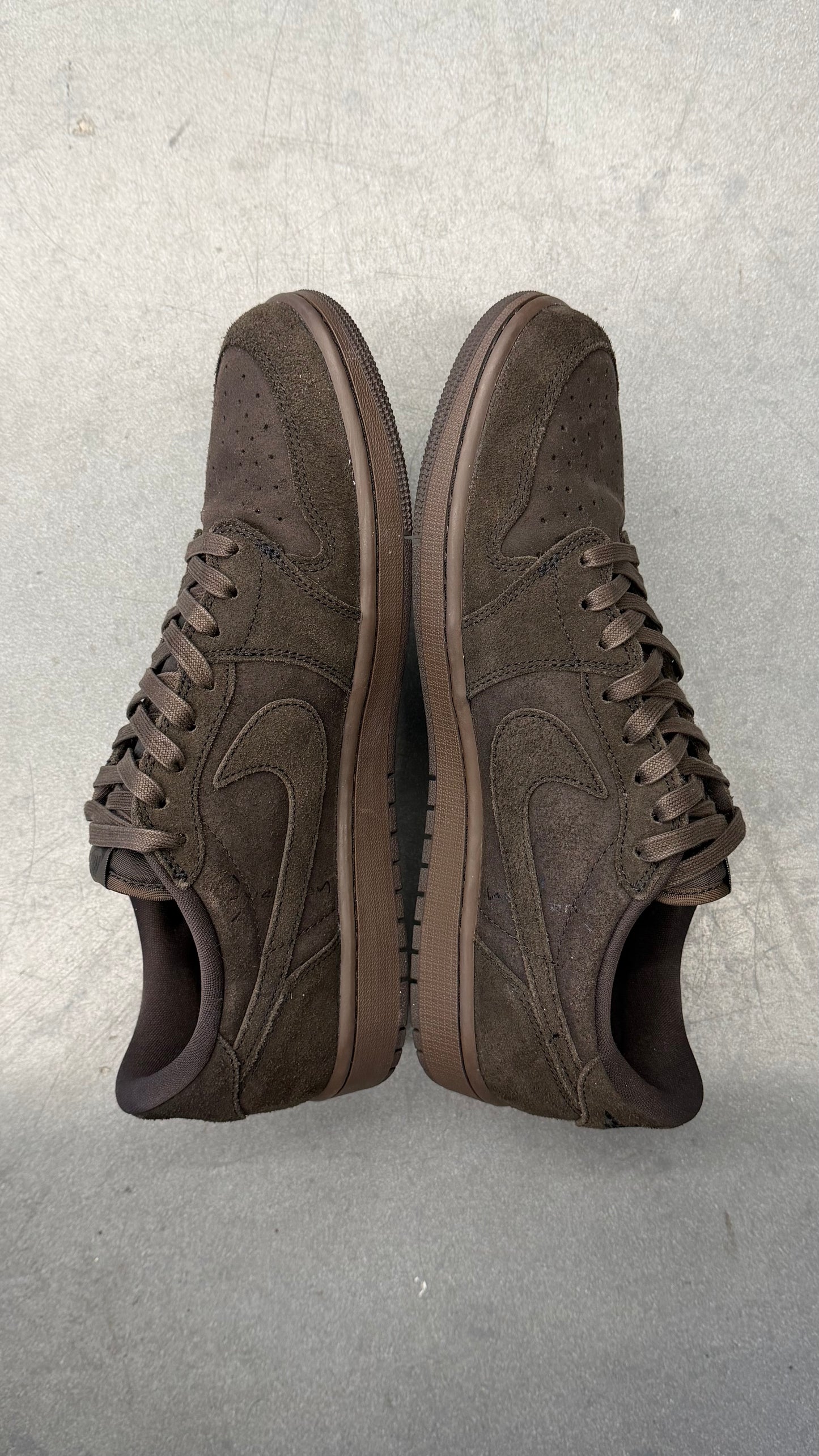 2024 AIR JORDAN 1 RETRO LOW OG SP TRAVIS SCOTT VELVET BROWN