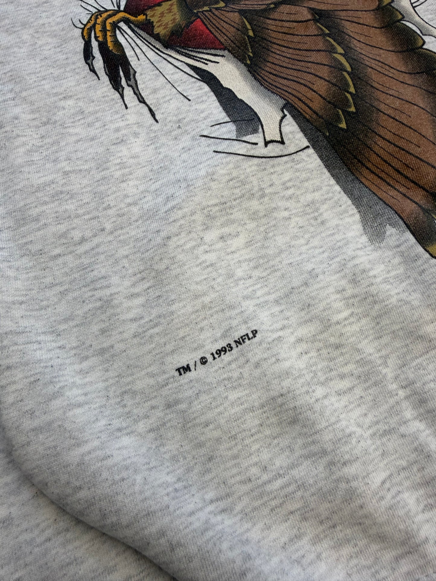 1993 NFL ATLANTA FALCONS BREAKTHROUGH CREWNECK SWEATER (NUTMEG MILLS TAG)