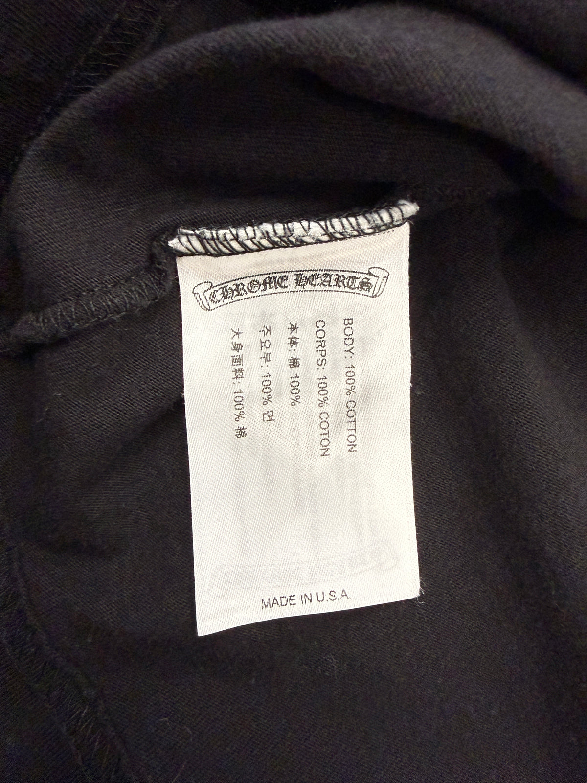 CHROME HEARTS FOTI AEROSMITH YUNGBLUD TEE