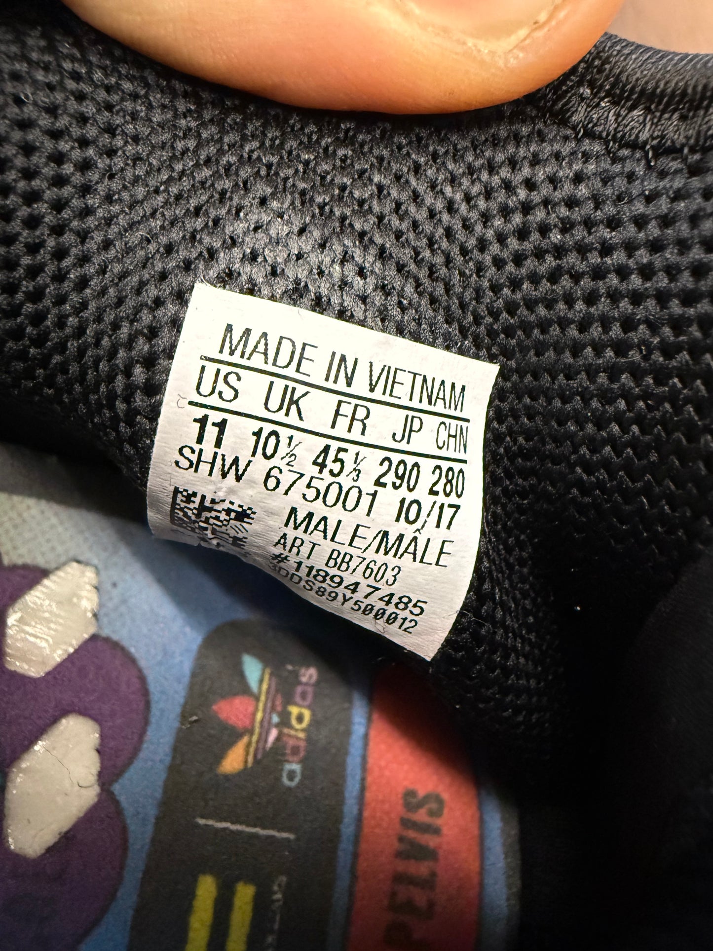 SIZE 11 ADIDAS NMD HU PHARRELL NERD Y.O.U. (BRAND NEW WITH BOX)