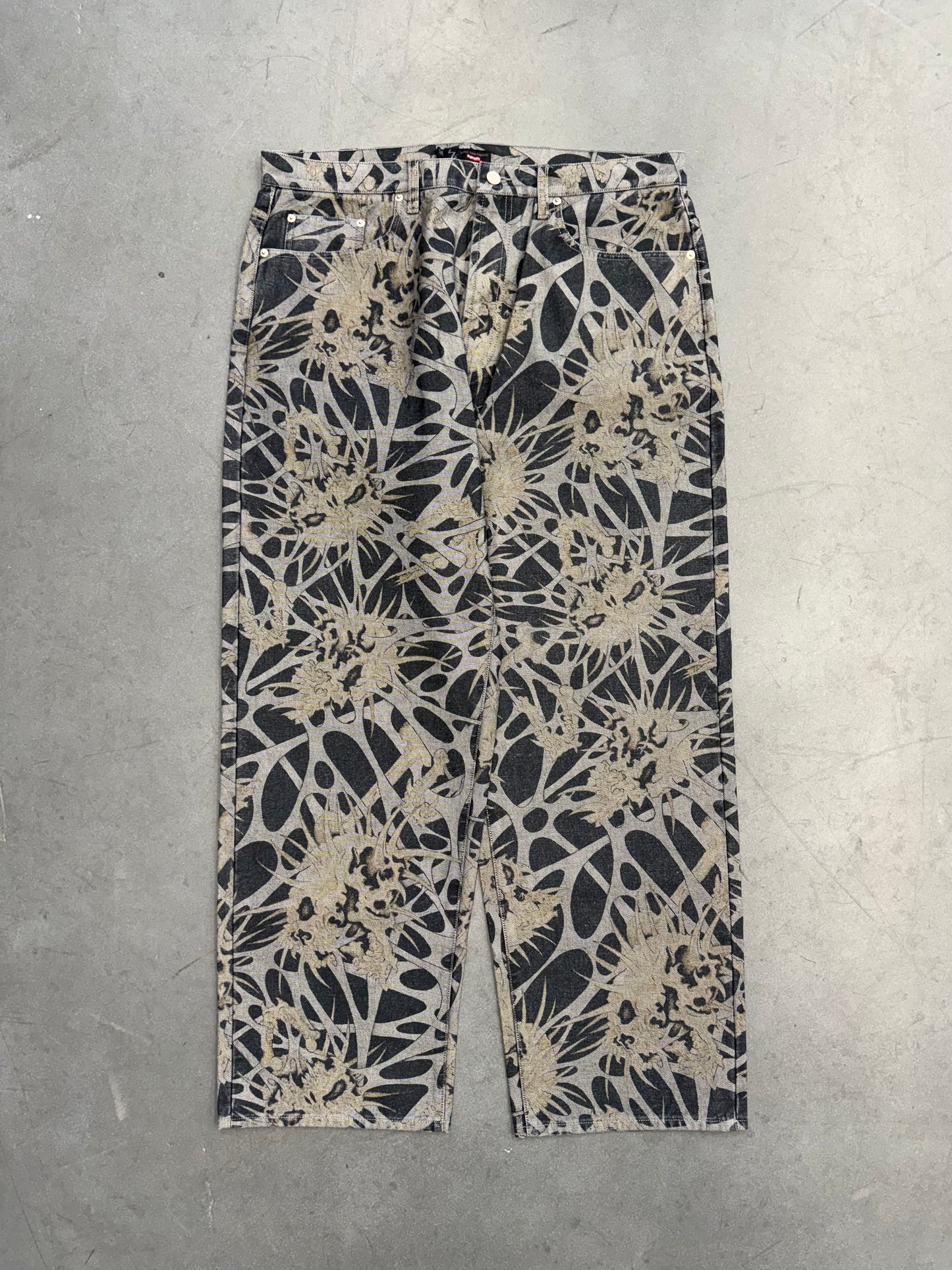 FW25 SUPREME Y'S BY YOHJI YAMAMOTO BAGGY JEAN - BLUE