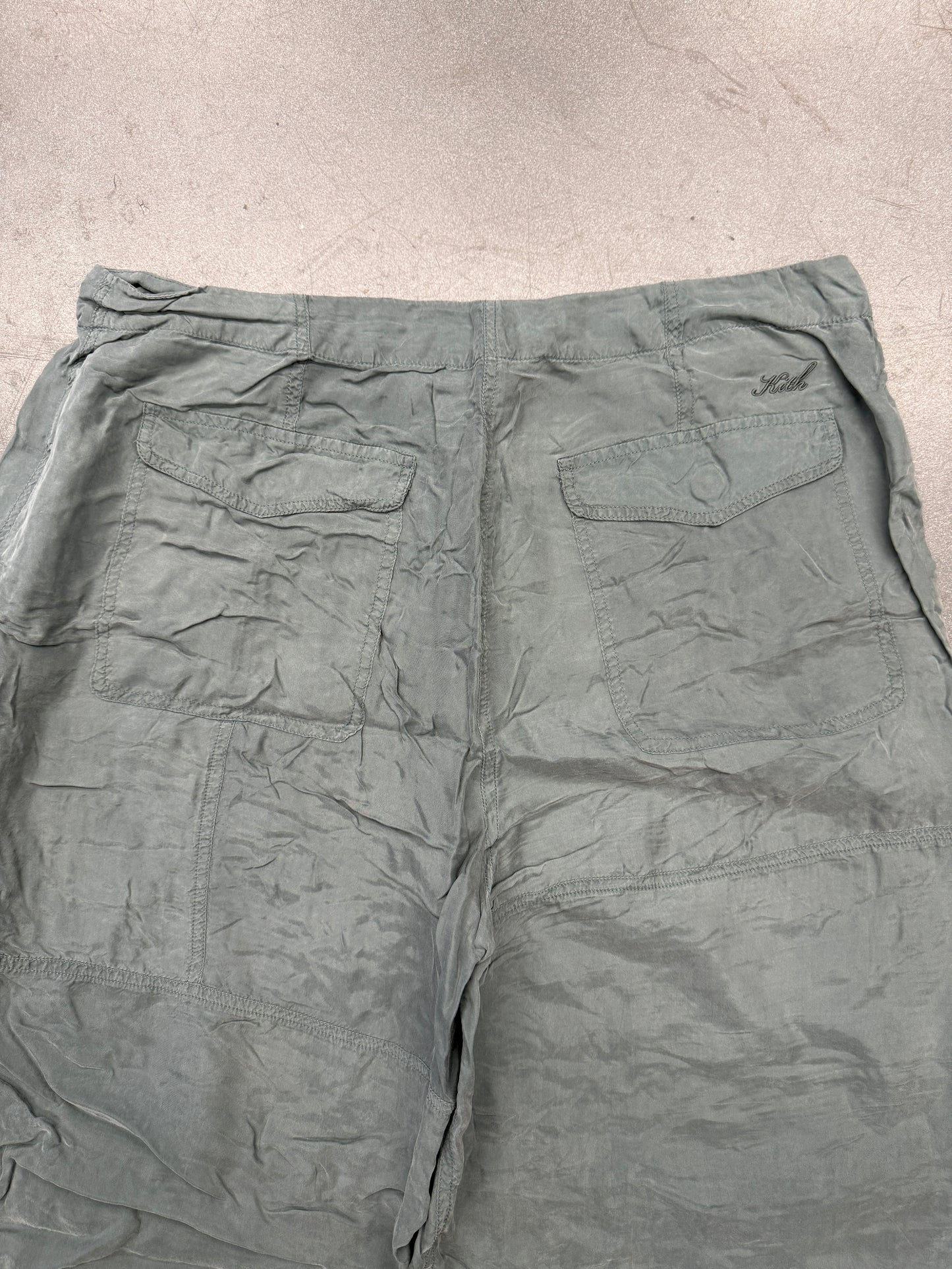 KITH WOMEN CUPRO LINEN BEACH PANT - MINT GREEN