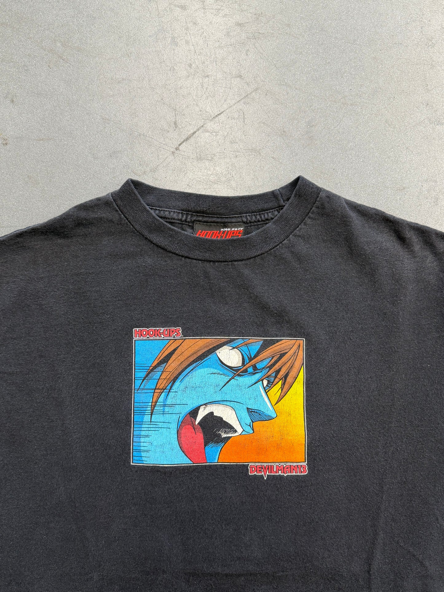 90S HOOK-UPS DEVILMAN13 TEE (HOOK-UPS TAG)
