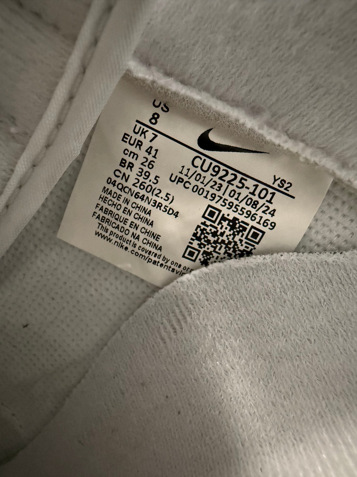 SS24 SIZE 8.5 SUPREME NIKE AIR FORCE 1 LOW SHANGHAI EXCLUSIVE (REPLACEMENT BOX)