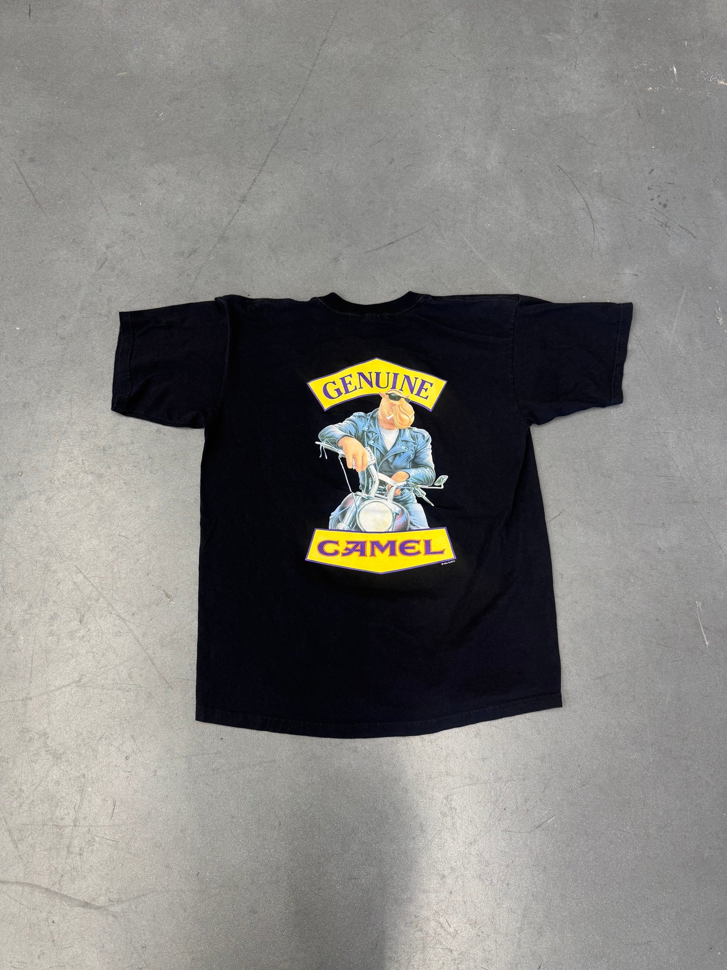 1994 CAMEL GENUINE TASTE GENUINE CAMEL POCKET TEE (AMERICAN BORN TAG)