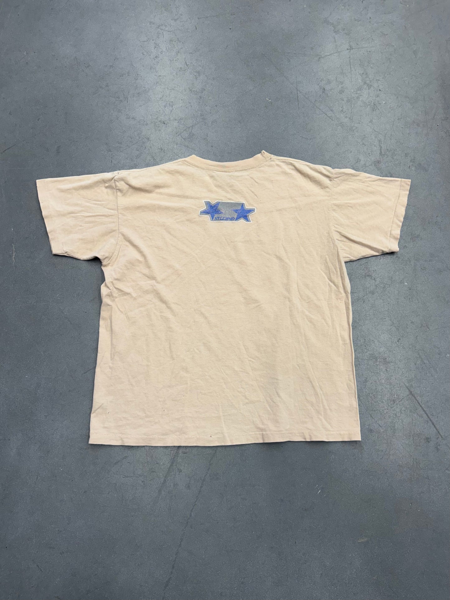 90S STOOPID STARTER PARODY DISTRESSED TEE (100% STOOPID TAG)