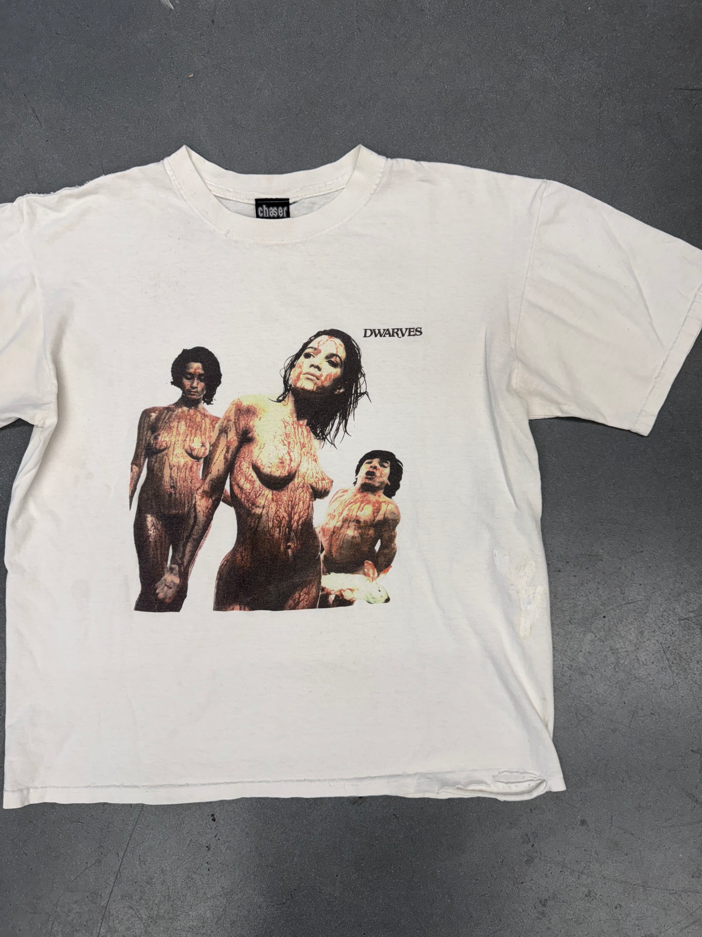 90'S DWARVES FUCK YOU UP AND GET HIGH GREEDY TEE (CHASER TAG)