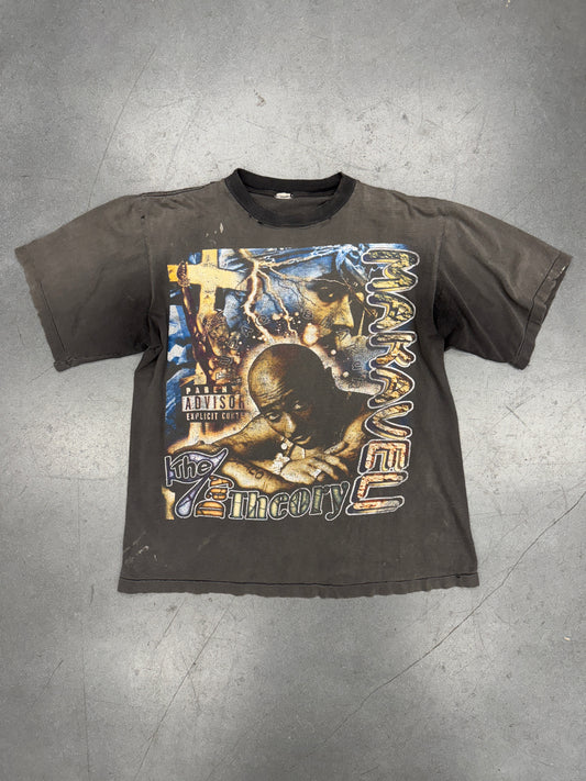 90’S MAKAVELI 2PAC THE 7 DAY THEORY THRASHED RAP TEE