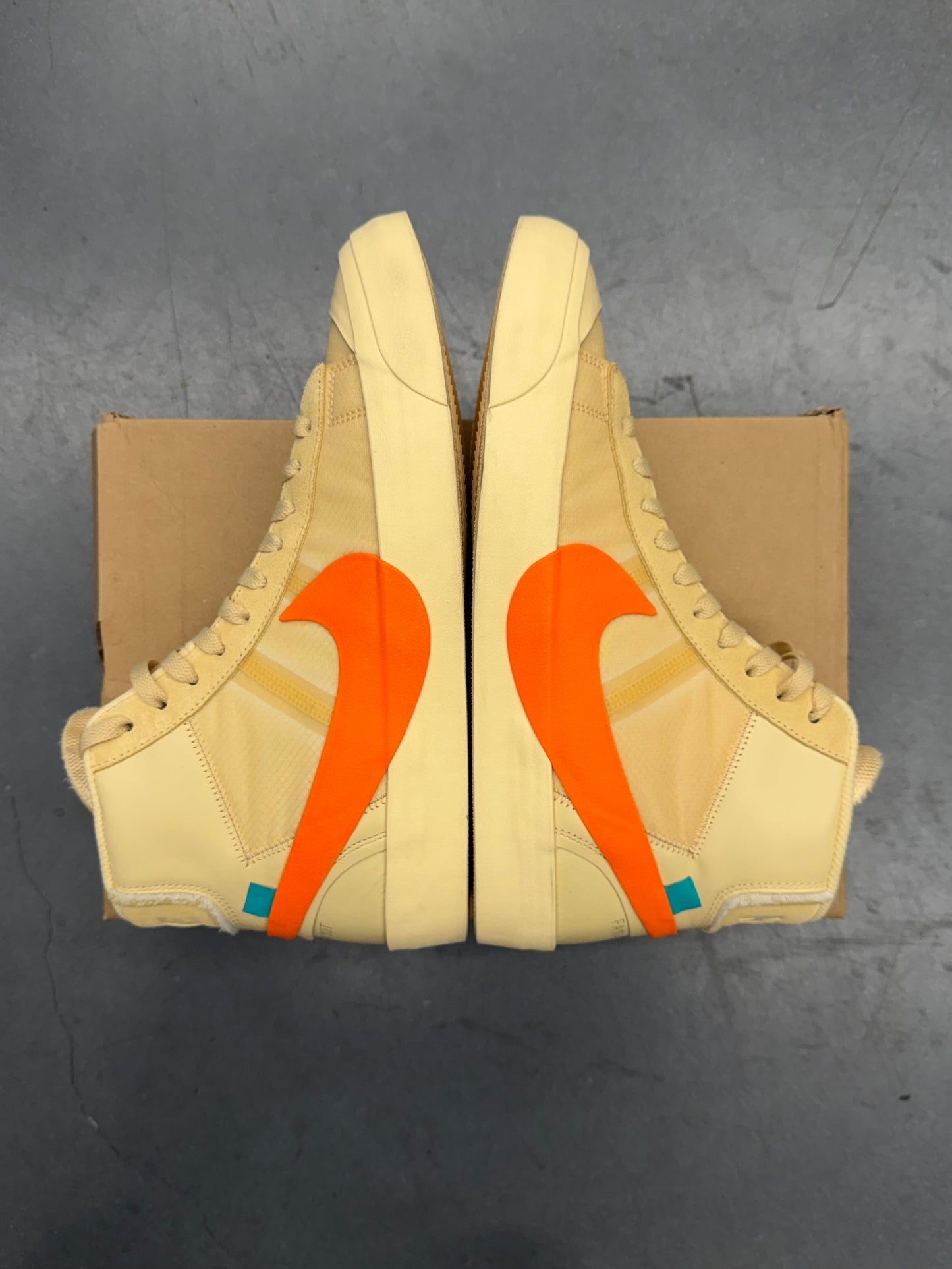 2018 SIZE 10.5 NIKE BLAZER MID OFF-WHITE 'HALLOW'S EVE'