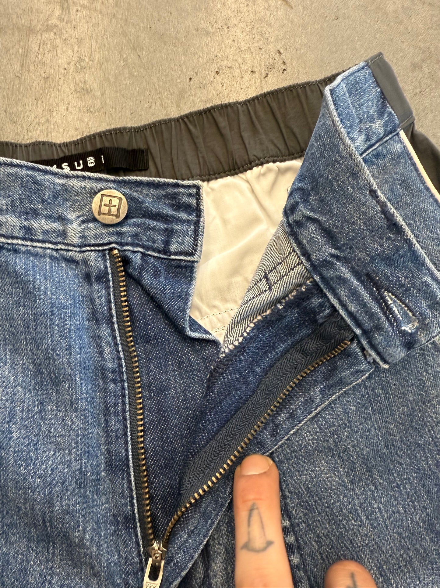 KSUBI BAGGY JEAN NYLON SPLICE WOMENS PANTS (24)