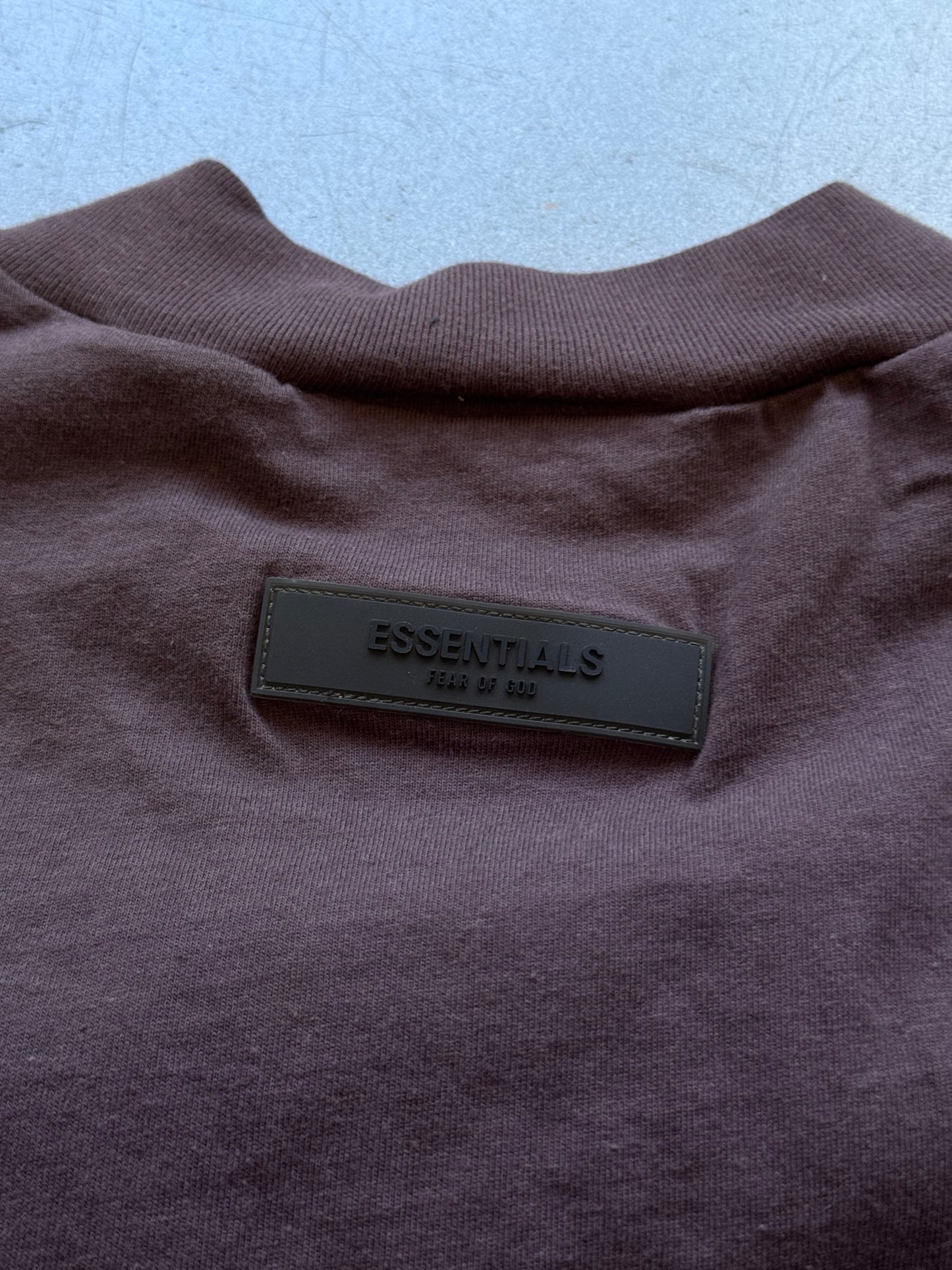 SS23 ESSENTIALS FEAR OF GOD TEE - PLUM