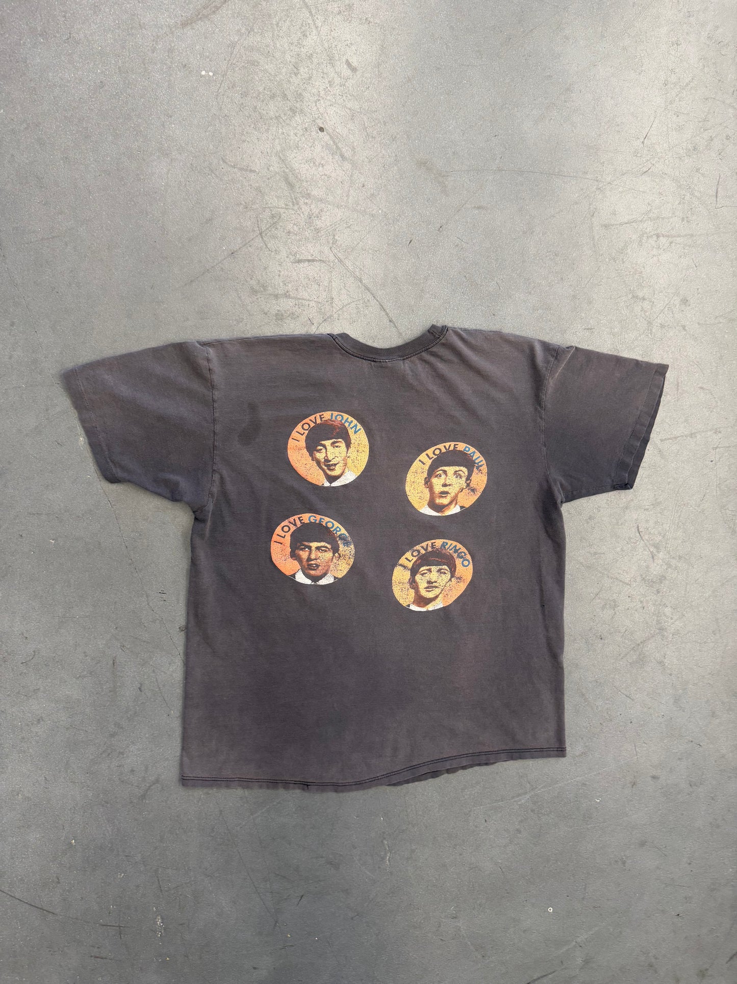90S THE BEATLES "CLASSIC BEATLES" TEE (HANES TAG)