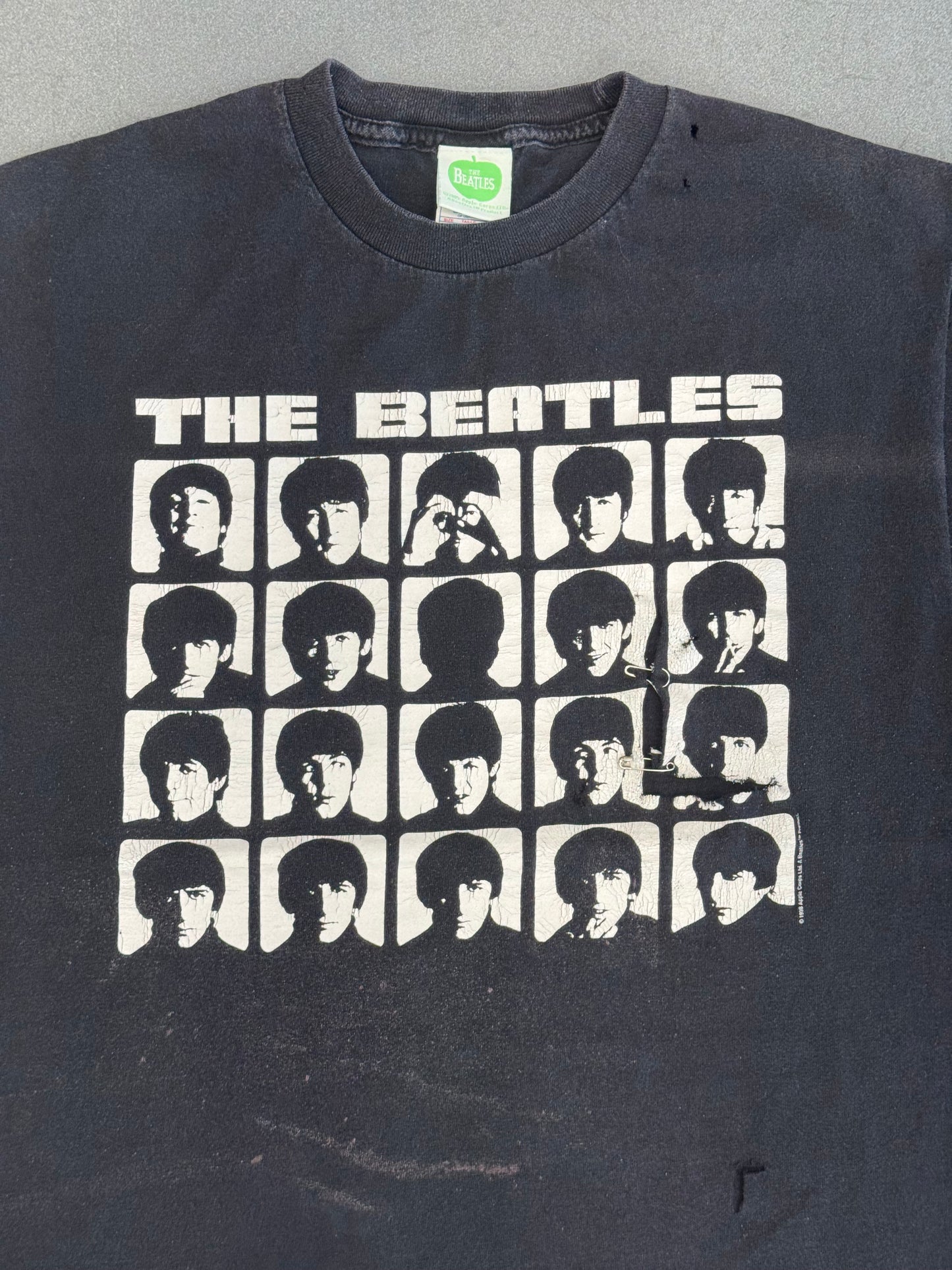 1998 THE BEATLES CUT-OFF TEE (APPLE TAG)