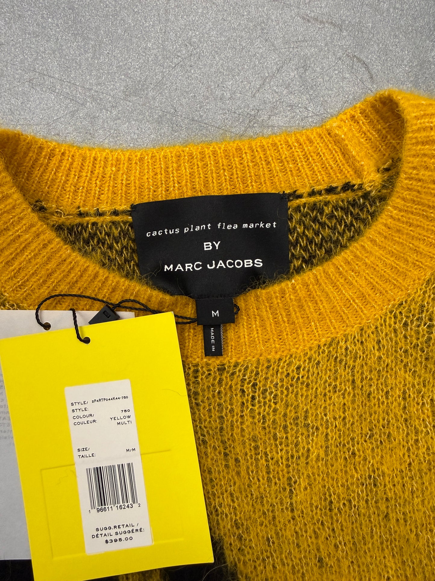 CACTUS PLANT FLEA MARKET MARC JACOBS SMILEY FACE SWEATER