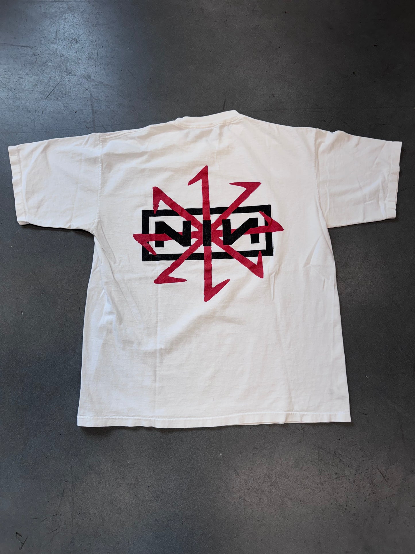 1995 NINE INCH NAILS DEVIL MONKEY TEE (ALL SPORT TAG)