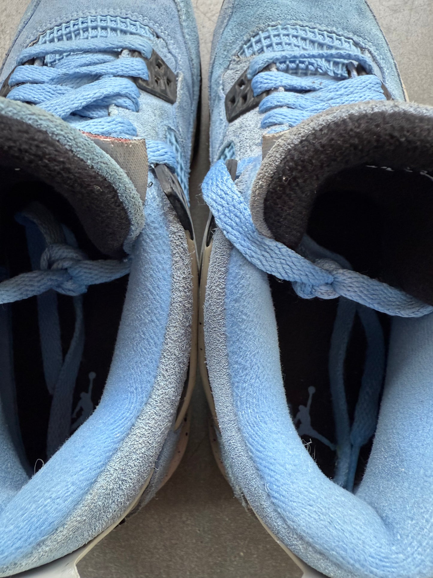 2021 SIZE 6Y JORDAN 4 RETRO UNIVERSITY BLUE (GS) (PRE-OWNED NO BOX)