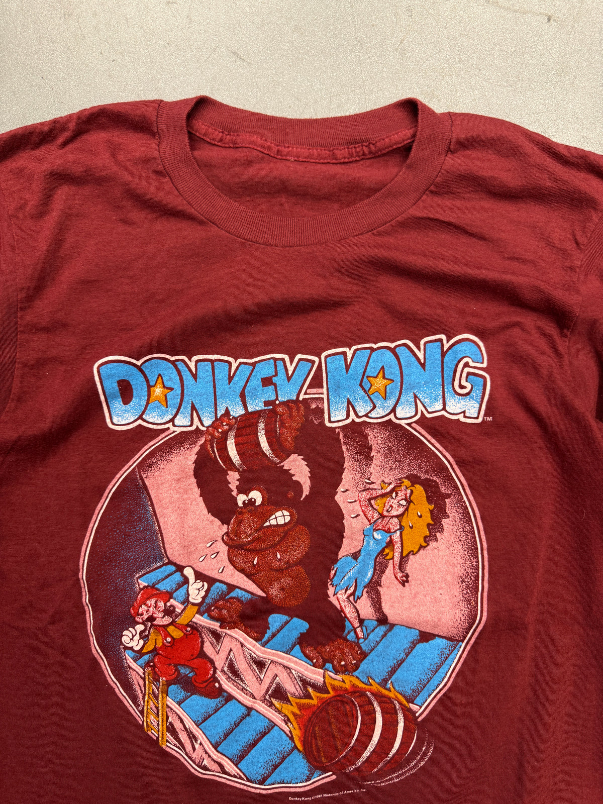 1981 DONKEY KONG NINTENDO TEE (PULLED TAG)