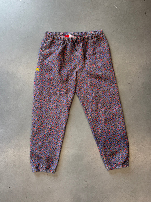FW21 SUPREME X JUNYA WATANABE X COMME DES GARCONS FLORAL PRINT SWEATPANTS