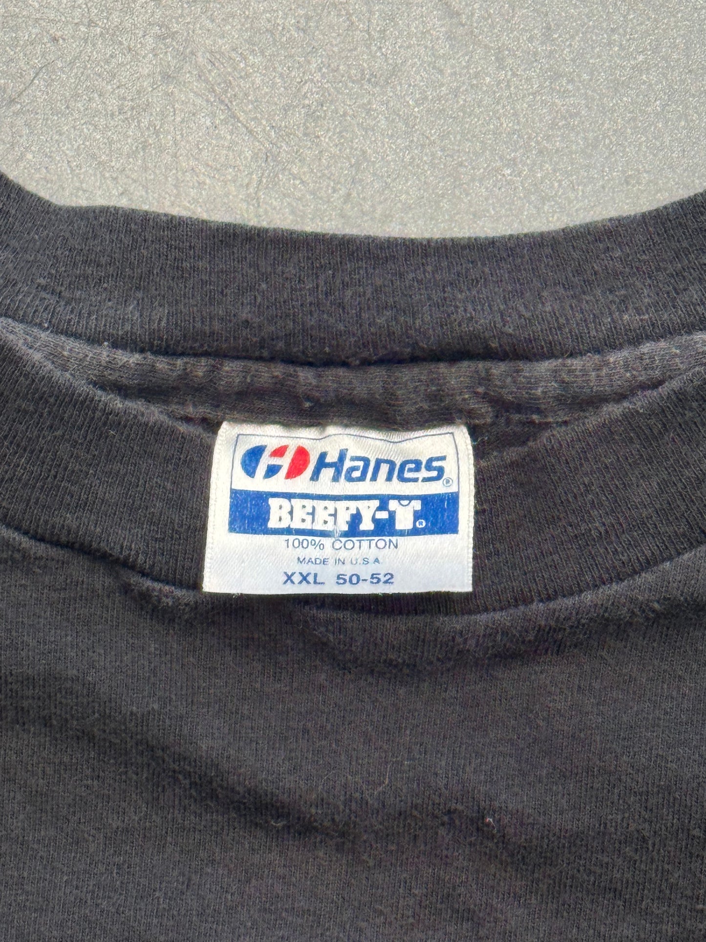 1988 RAPID CITY, S.D. HAWGS WILD STURGIS 50TH ANNIVERSARY TEE (HANES BEEFY TAG)