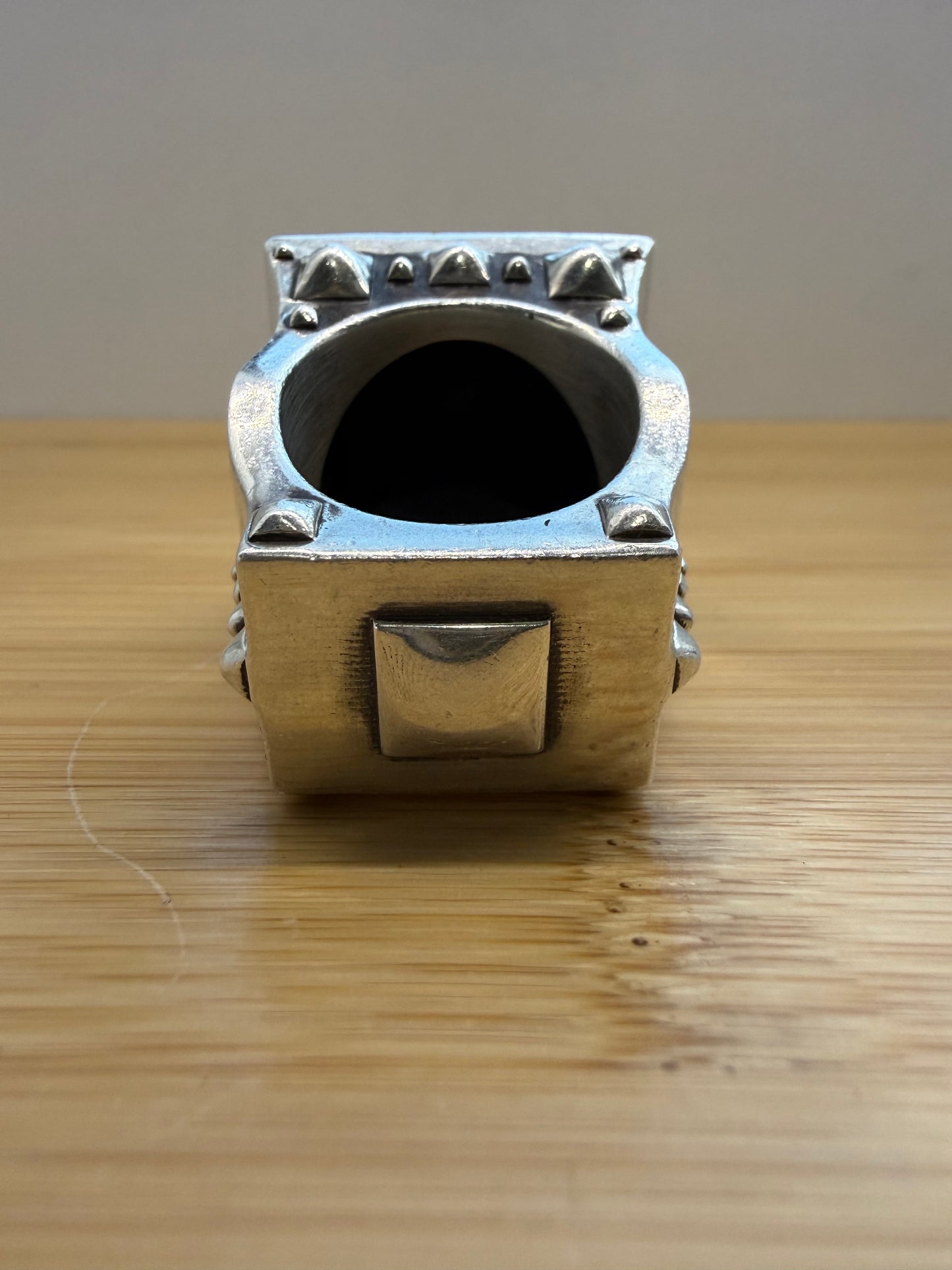 AAGH STUIDIO IRON CROSS SILVER RING