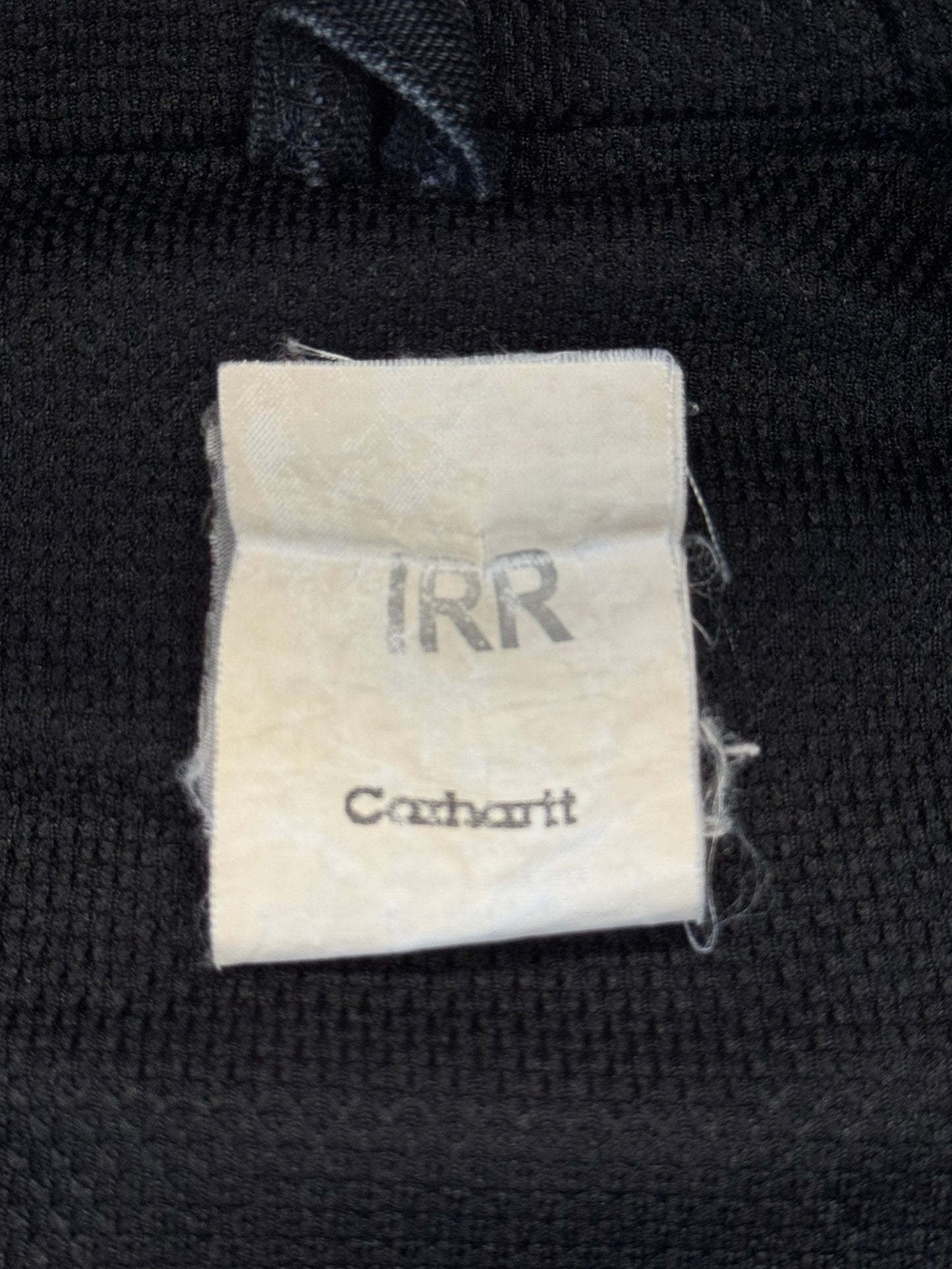 2000'S CARHARTT MESH-LINED CANVAS ZIP-UP WORK JACKET (J131BLK)