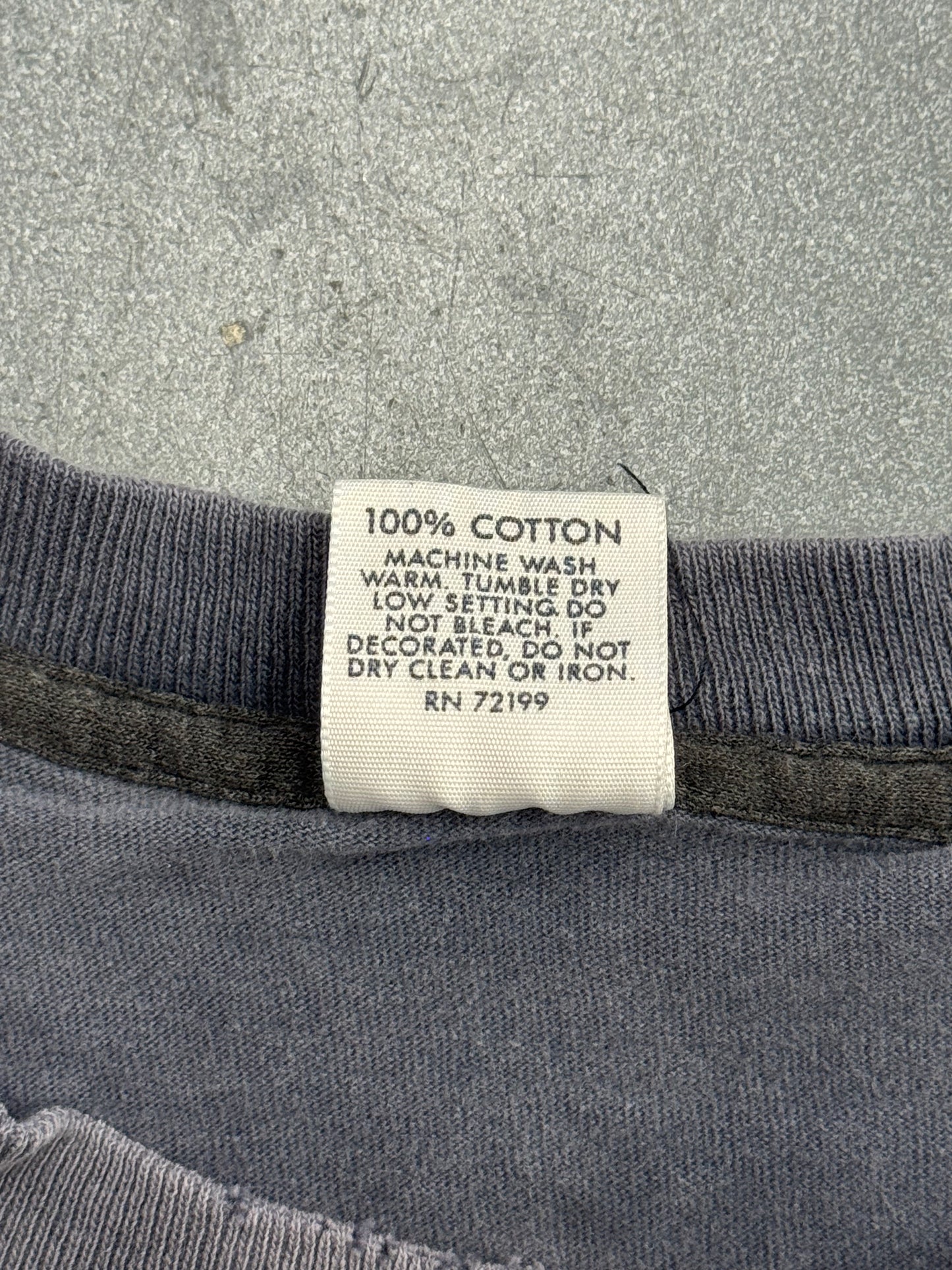 1988 HARLEY-DAVIDSON WASHINGTO D.C. " THE LAST GREAT AMERICAN" TEE (HOLOUBEK TAG)