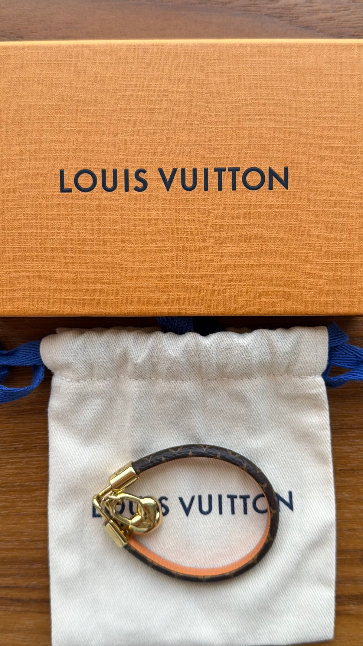 LOUIS VUITTON MONOGRAM CRAZY IN LOCK CHARM BRACELET